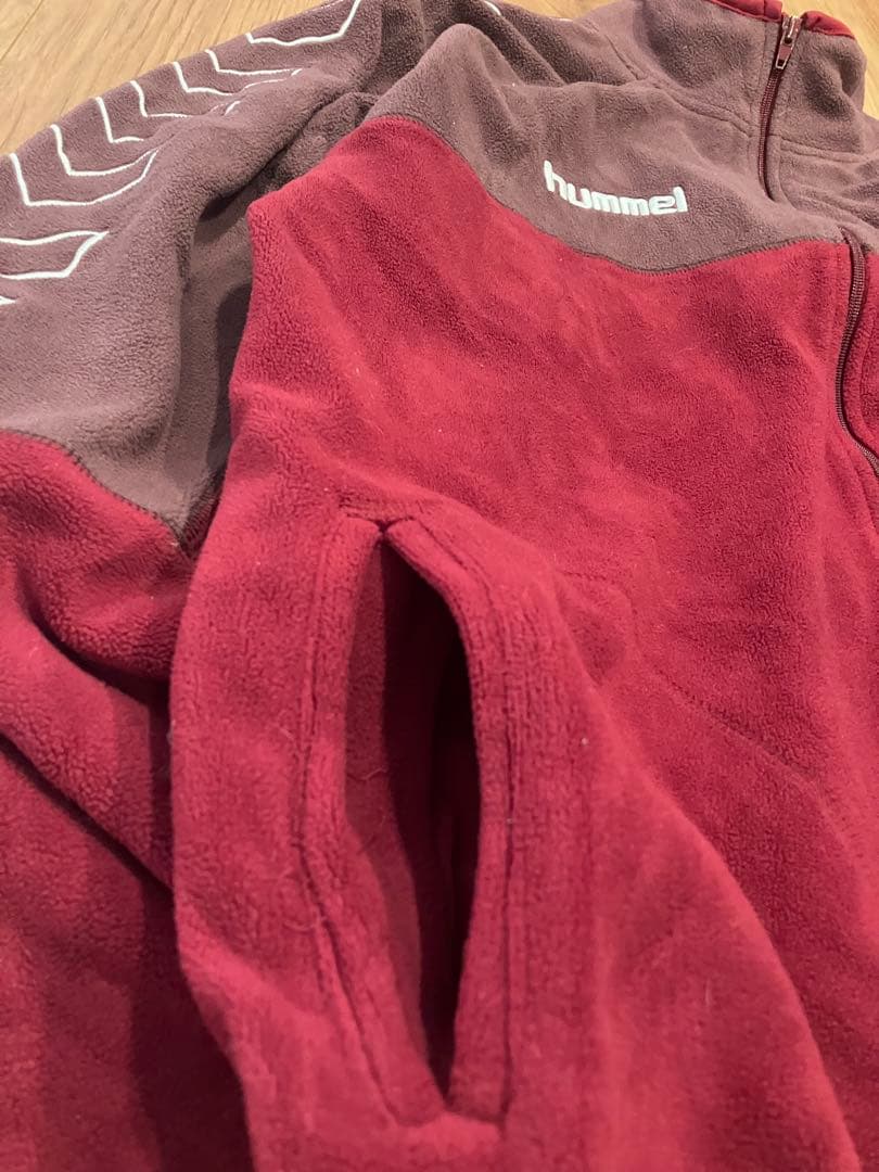 アストンヴィラ hummel フリースジャケット 古着　L