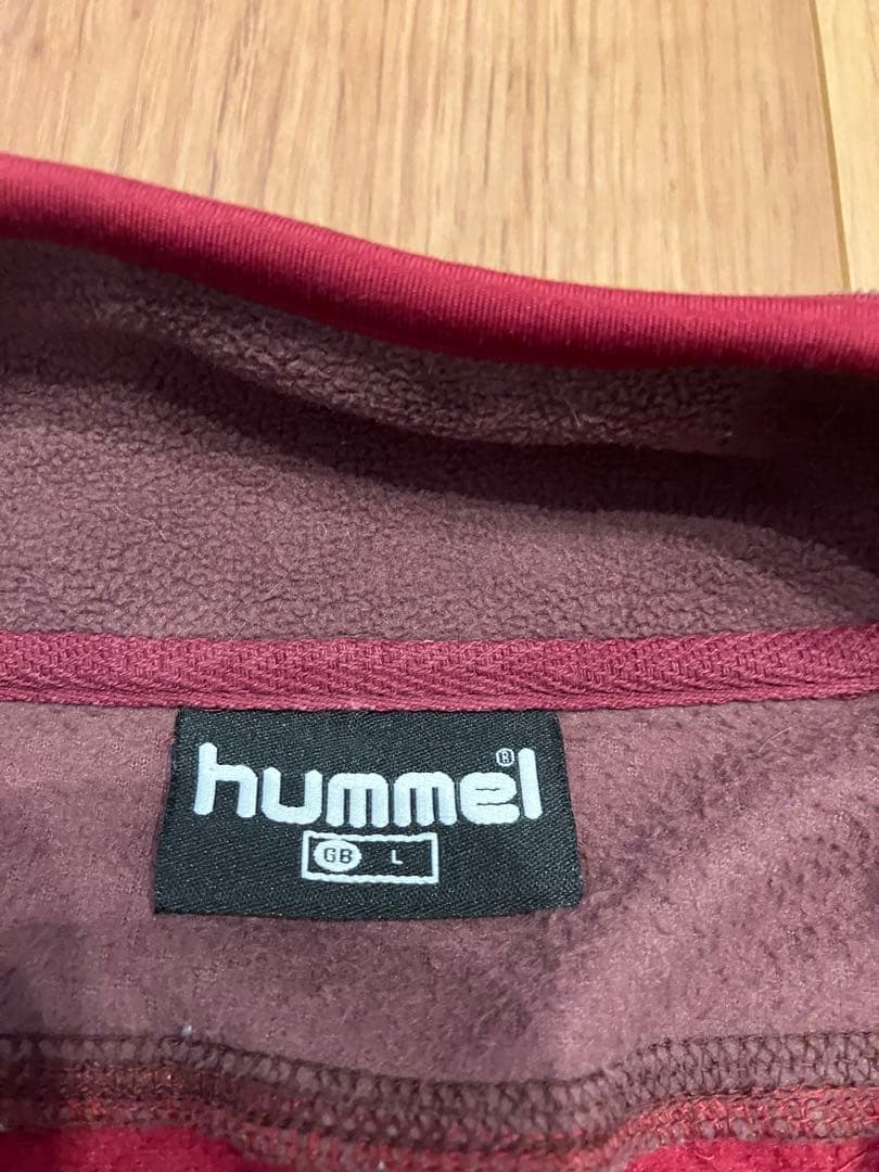 アストンヴィラ hummel フリースジャケット 古着　L