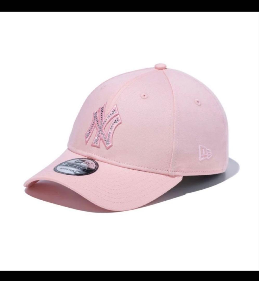 間もなく出品取り下げ予定⏱NEWERA ラインストーン 9FORTY ピンク