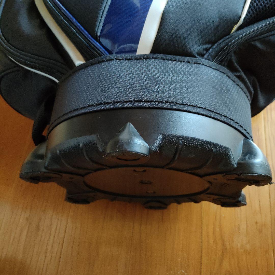 ミズノ　キャディバッグ　ゴルフ ゴルフバッグ　青　黒　ブラック