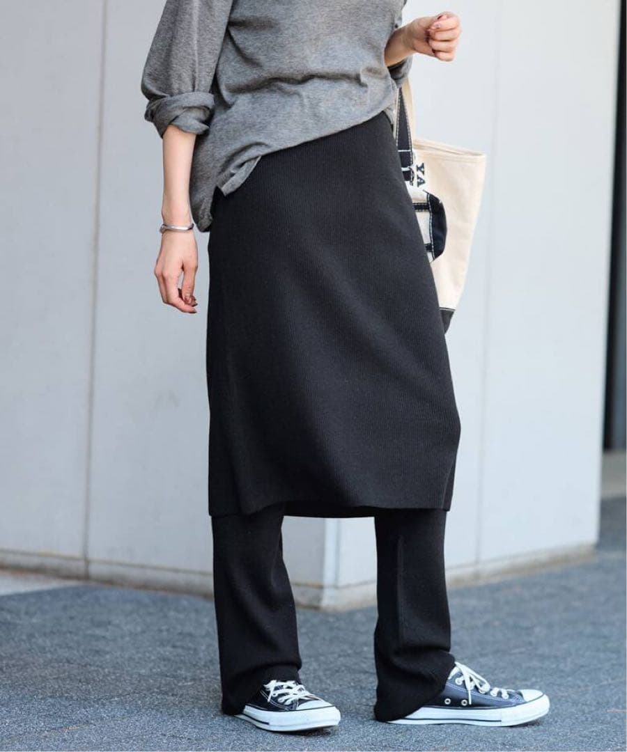 【yun】FRAMeWORKフレームワーク レギンス付きスカート