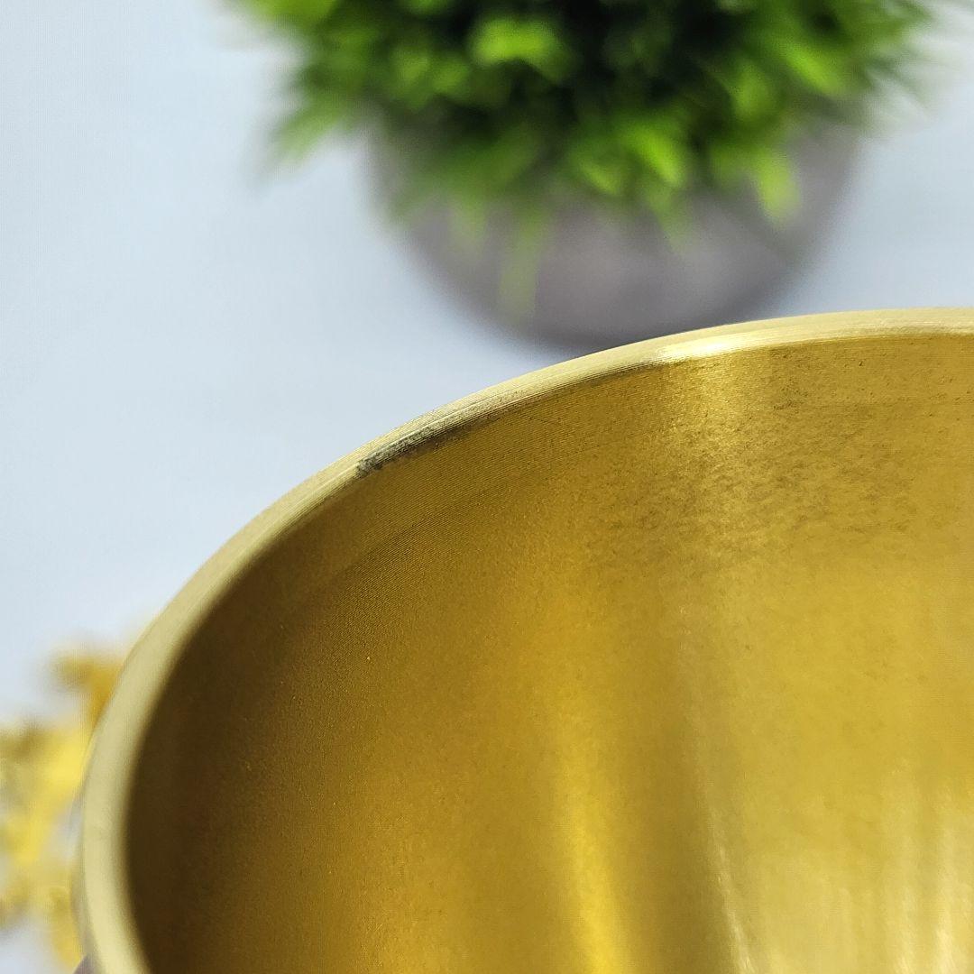 真鍮製元宝＆金の延べ棒セット＋天然水晶六芒星＆容器 風水・開運グッズ ②