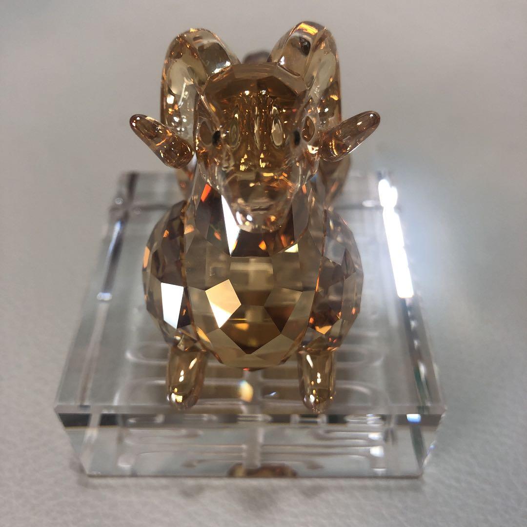 スワロフスキー　【2015年限定版】干支ゴールドひつじ