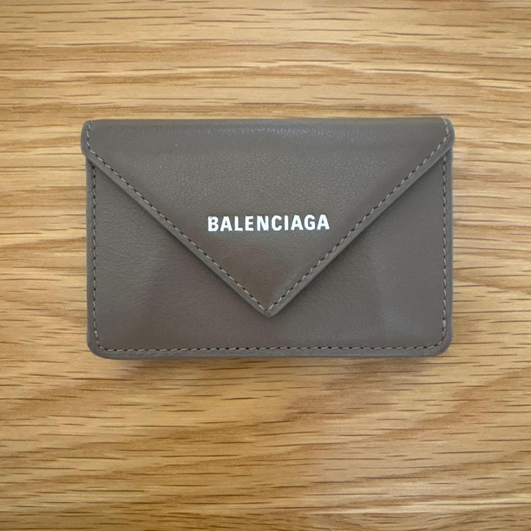 BALENCIAGA バレンシアガ ペーパーウォレット 三つ折り財布