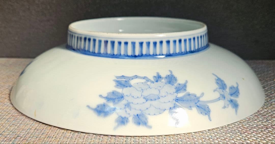 肥前官窯　香蘭社の前身　幕末明治期 米国里帰り品　年木庵製　鷺図　25.2cm皿