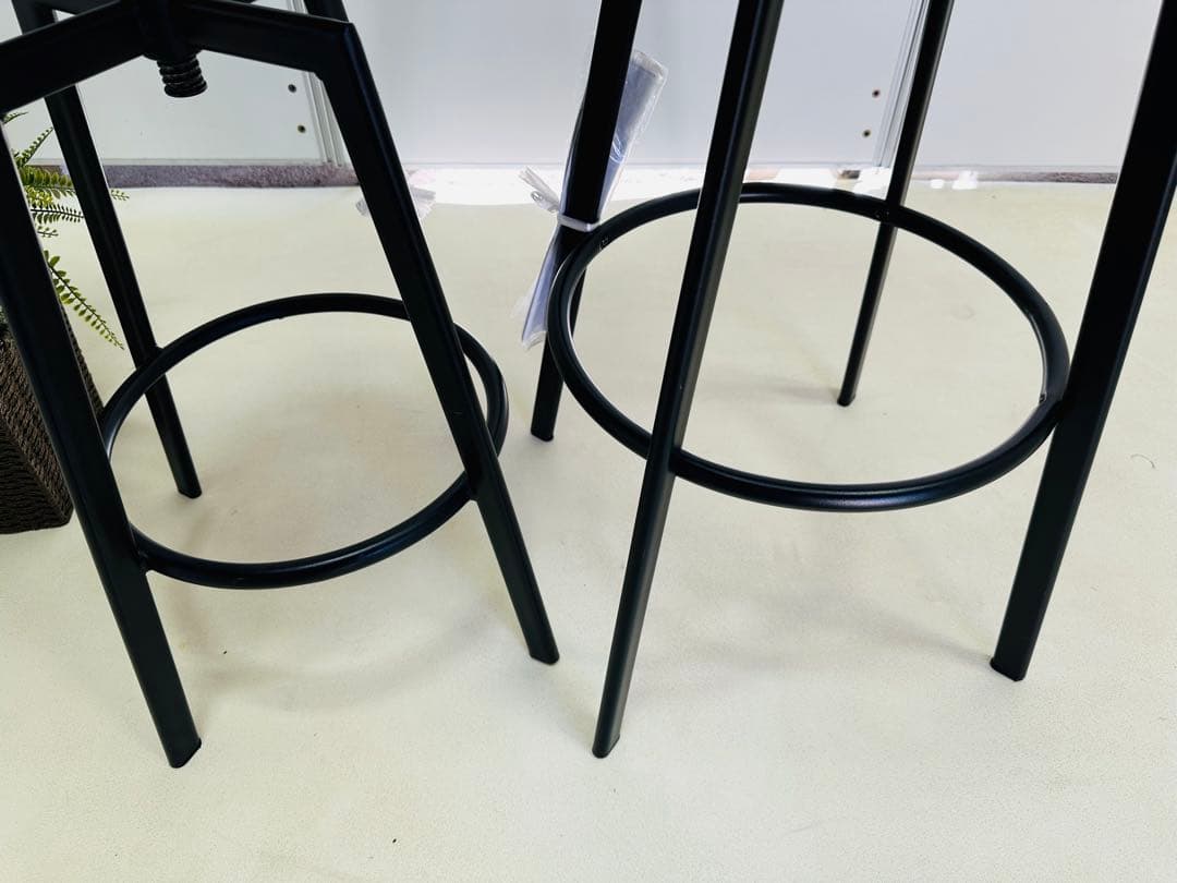 ハイテーブル 丸型 スチールフレームセット