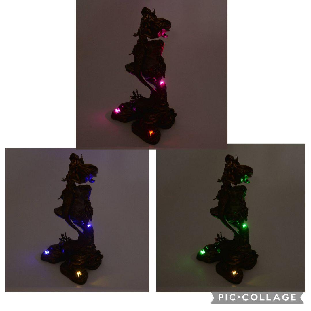 ★新品未開封★入手困難★リトル・マーメイド フィギュア ライトアップ ブロンズ