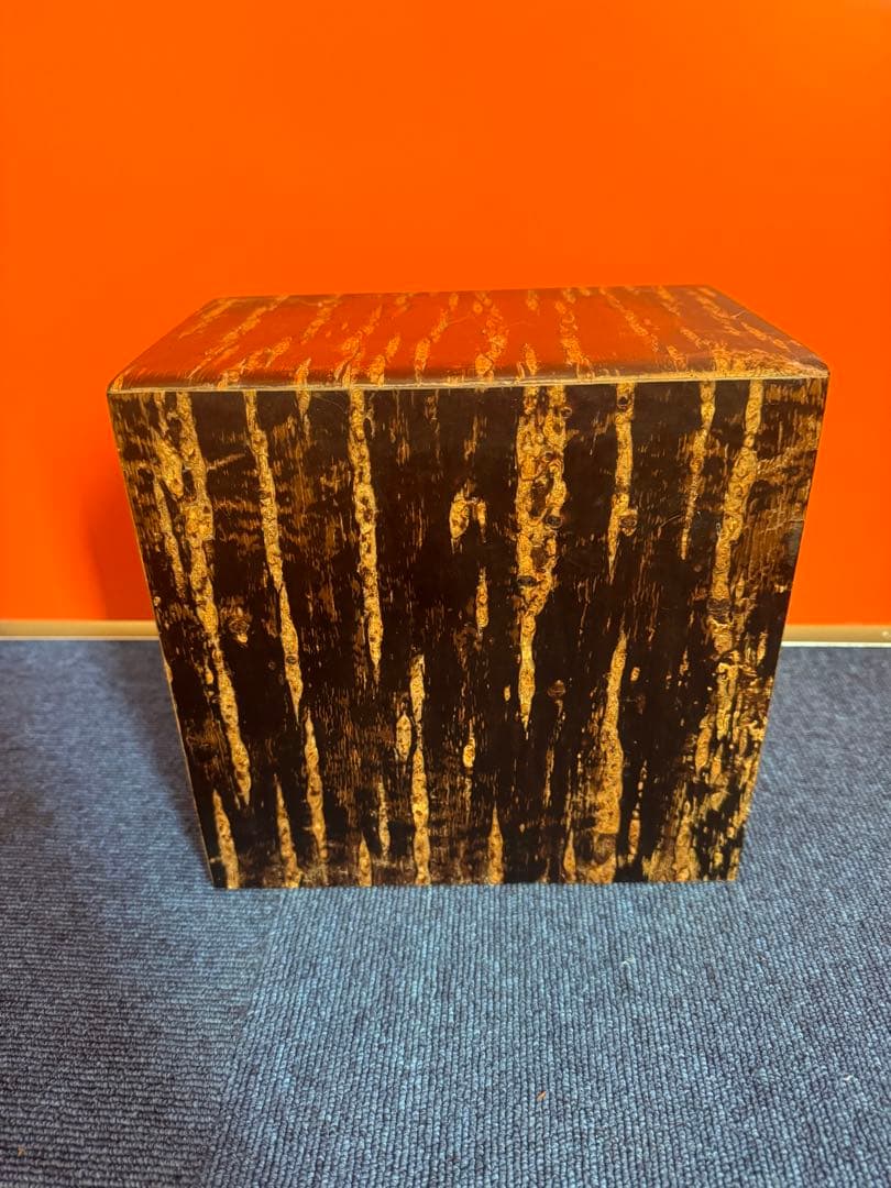 1956 桜皮細工　樺細工　引き出し3段　未使用