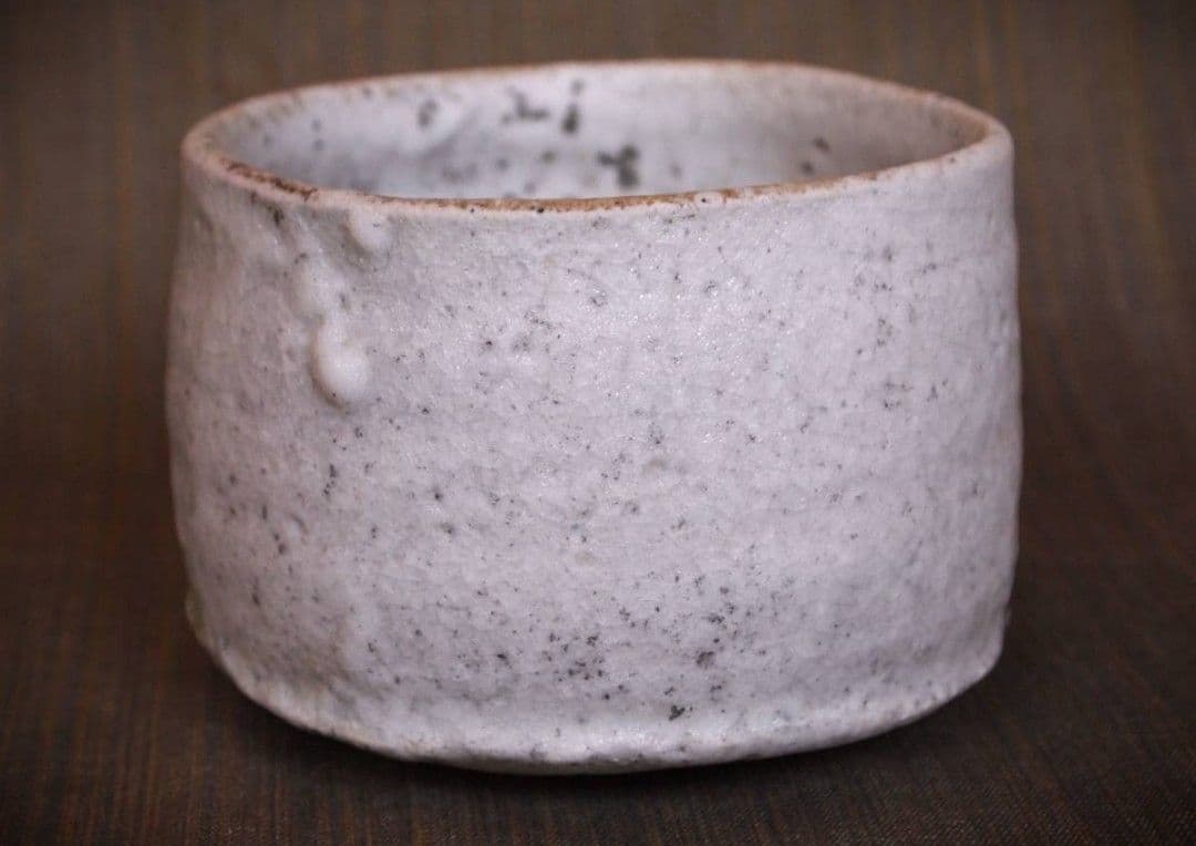 人気作家★辻村唯(師＆父:辻村史朗)長石釉茶碗★共箱、布