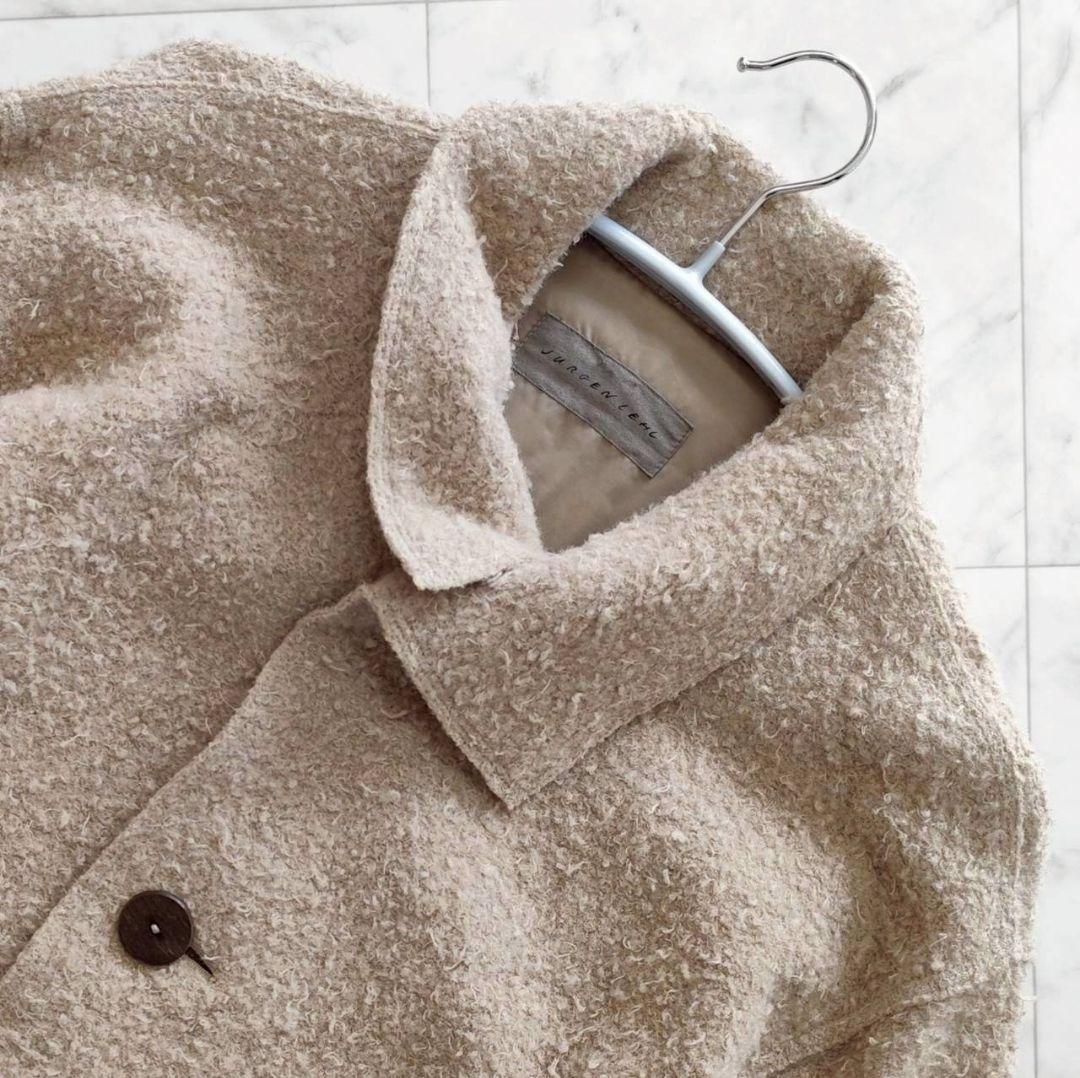 ヨーガンレール テディベア ボア 風 起毛 コート モカ系