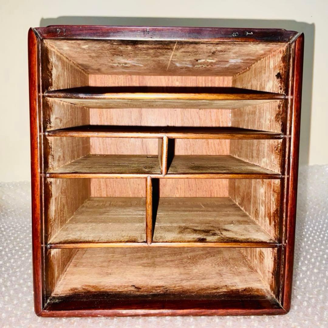 ⭐️ヴィンテージ⭐️【美品】唐木 中国古美術 書道篆刻 インテリア 印箪笥