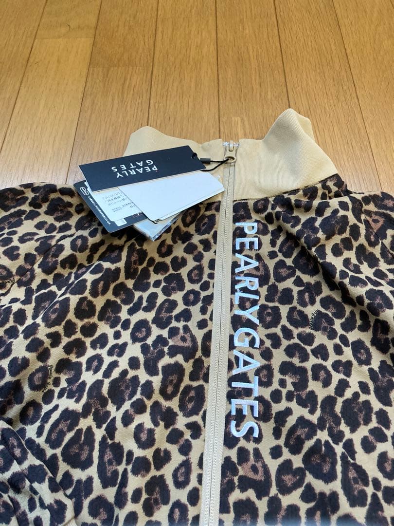 パーリーゲイツ ゴルフ 撥水×保温 ヒョウ柄 ストレッチ ブルゾン ウェア 0