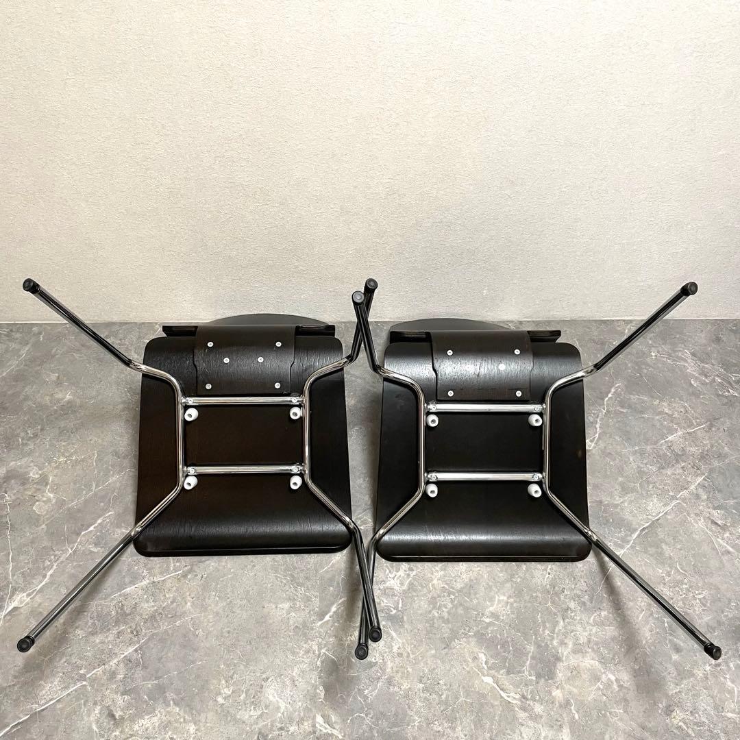 IKEA GILBERT スタッキングチェア　プライウッド90's 2脚セット