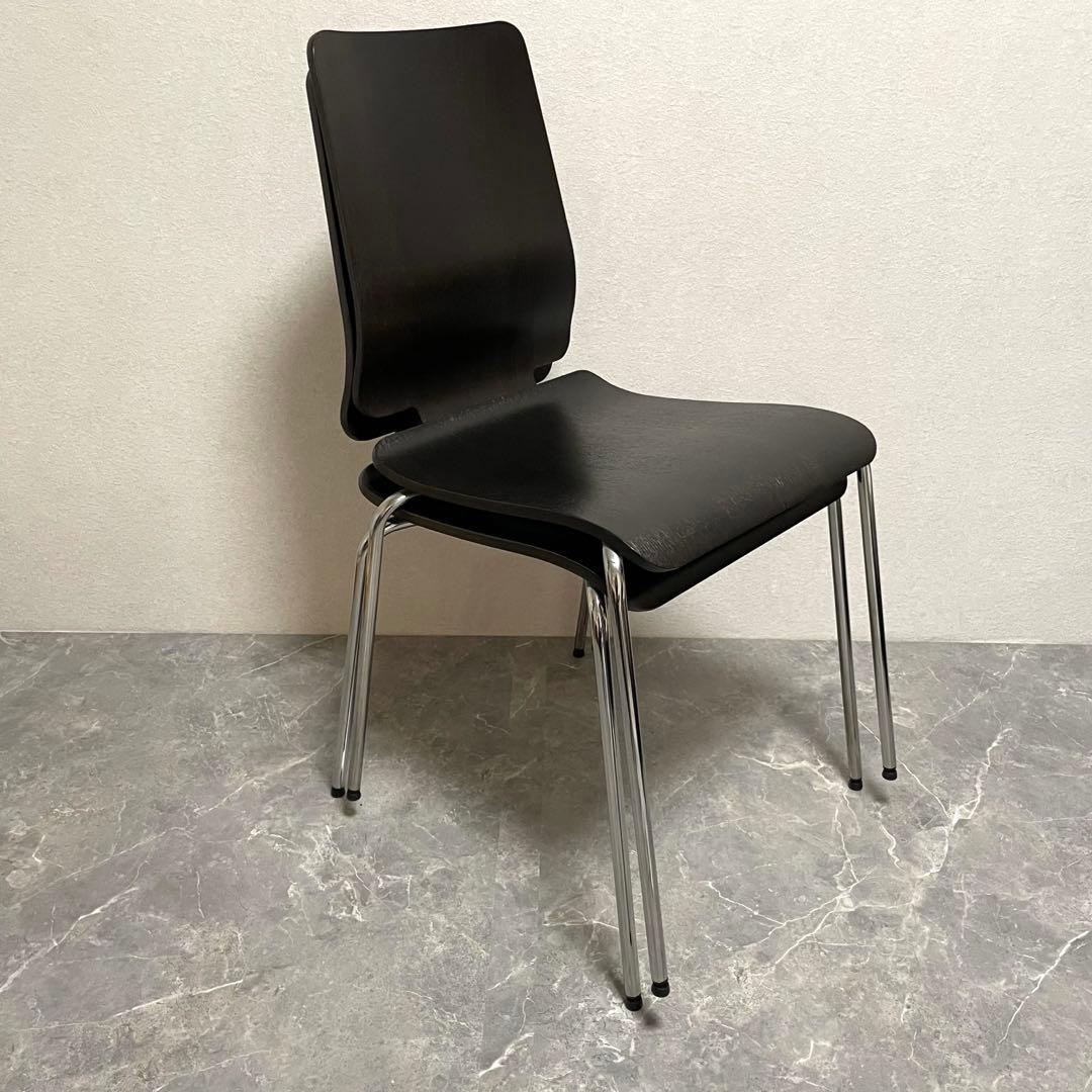 IKEA GILBERT スタッキングチェア　プライウッド90's 2脚セット