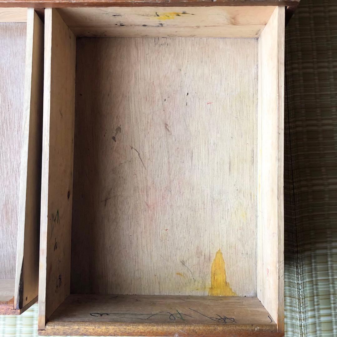 小物入れ　引き出し　収納棚　ヴィンテージ　昭和レトロ　オーダー家具