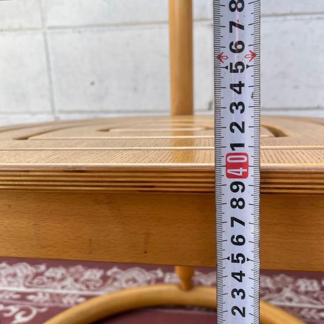 古家具ビンテージ品◾️National 木製家具 アームチェア 木製チェア A