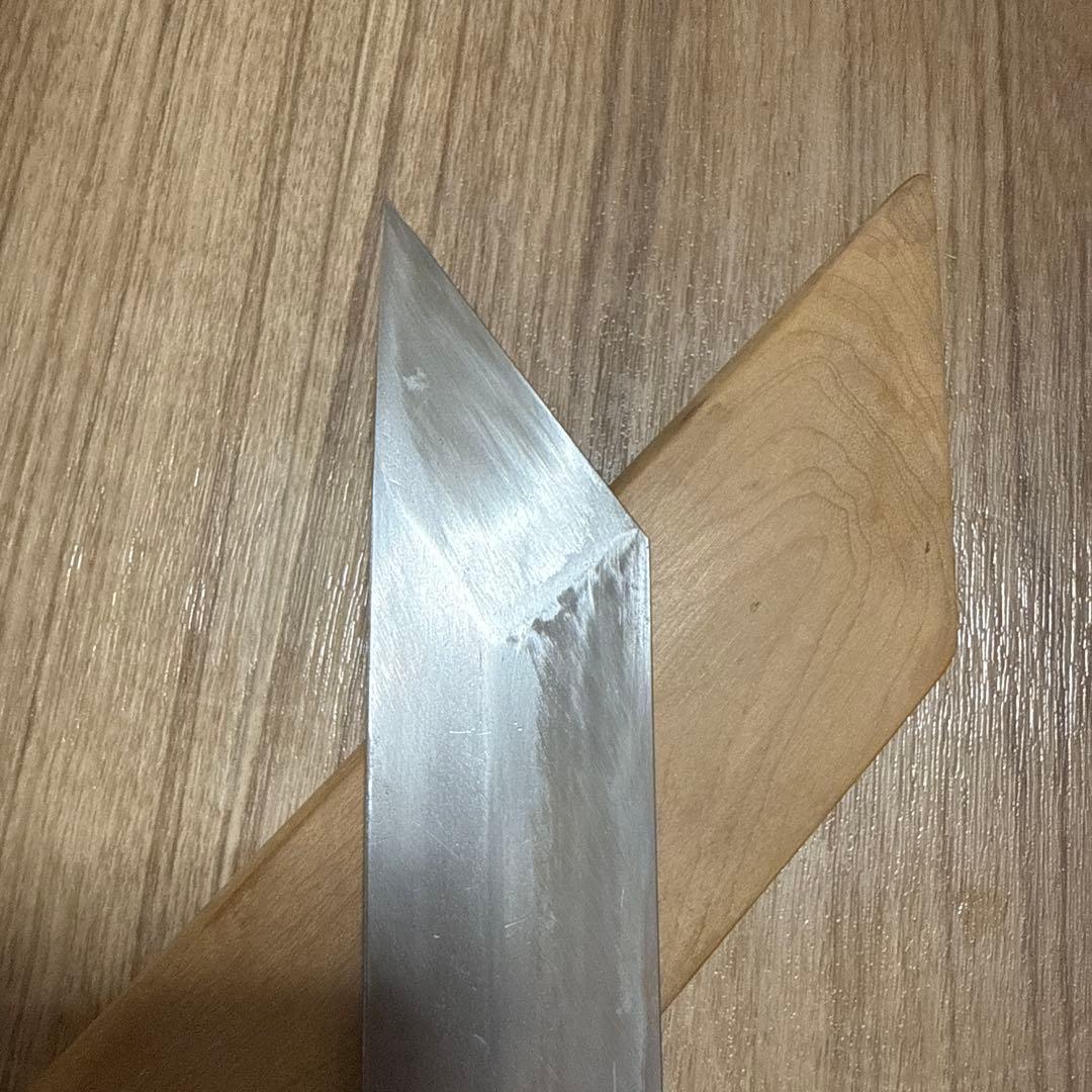 正千代　鰻包丁　刃渡り　22.5cm 白鞘付き