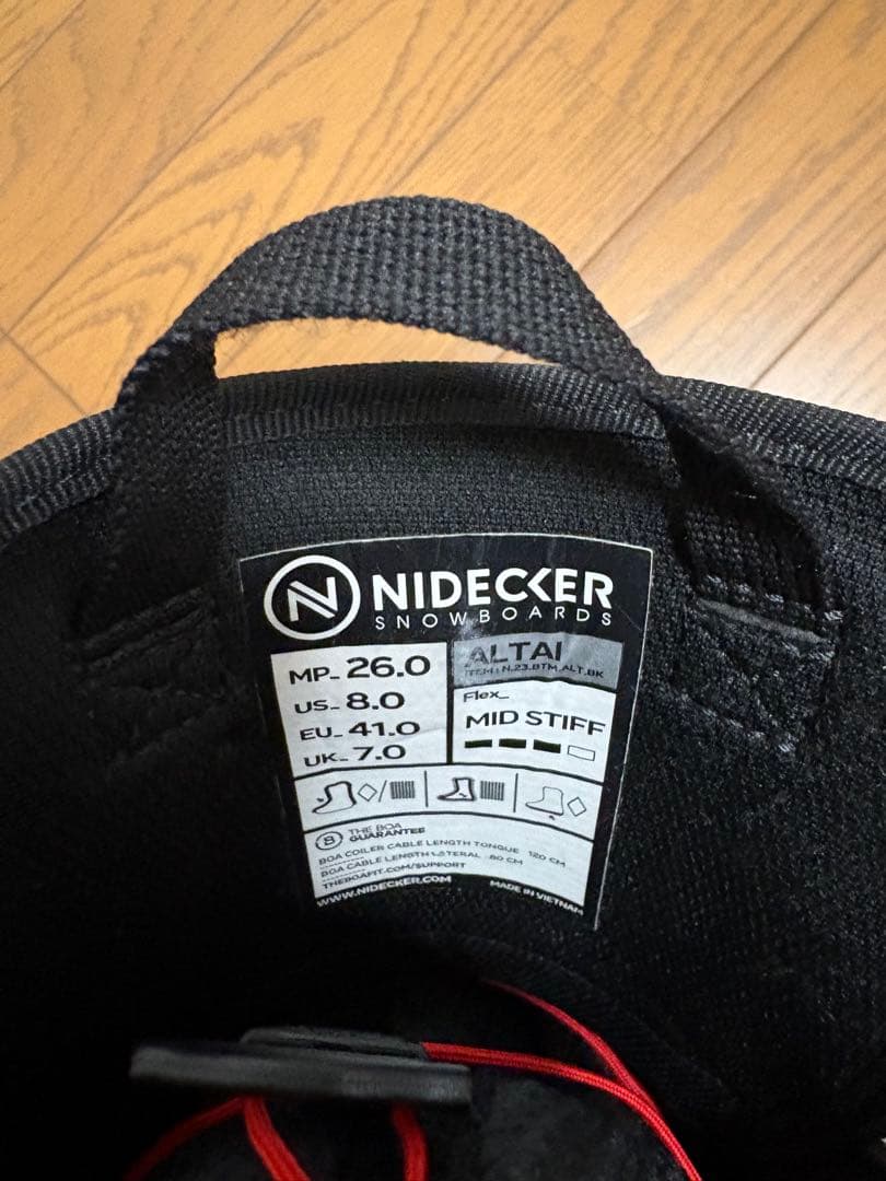 ナイデッカー スノーボード ブーツ ALTAI 24-25