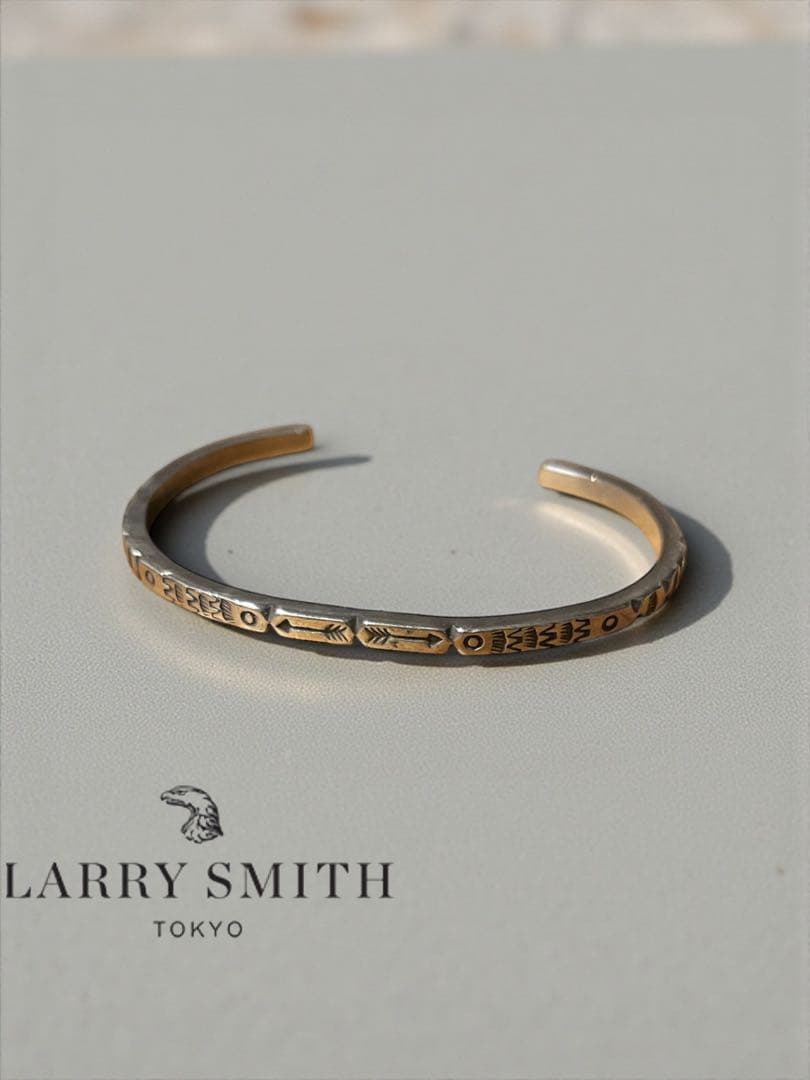 LARRY SMITH MEN’S EXTRA THIN SQUARE バングル