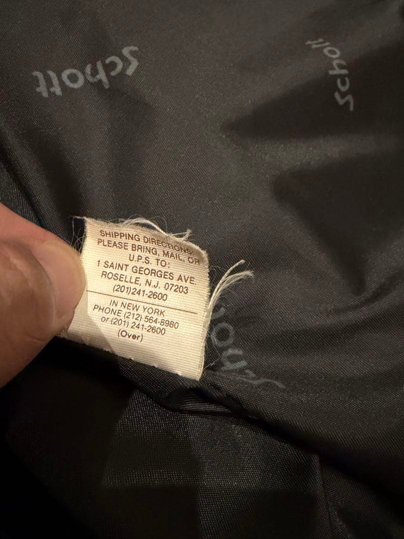 美品　schott ショット 641 38シングルライダースジャケット 本革