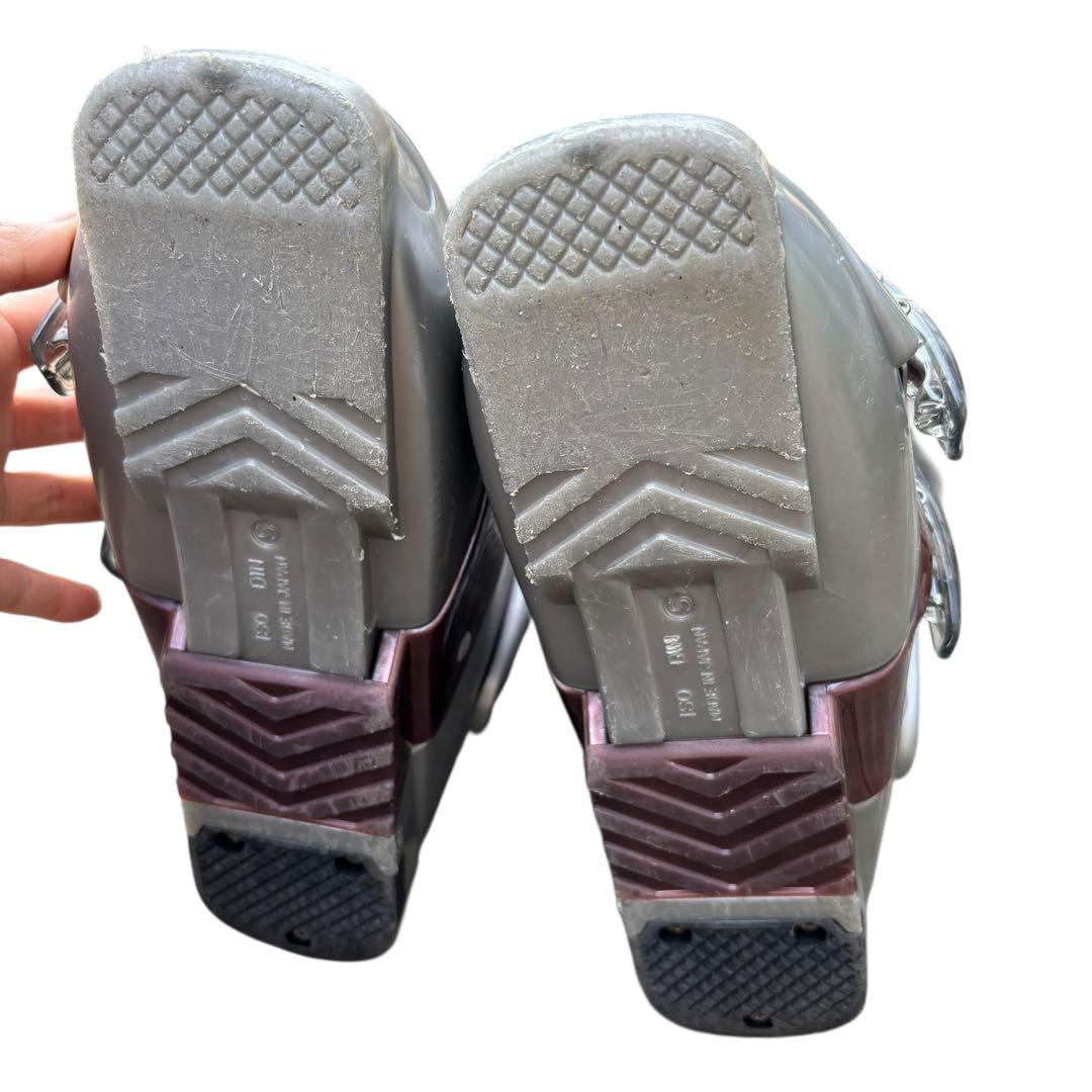 レディース　KASTLE 24〜24.5cm スキーセット　オガサカストック付