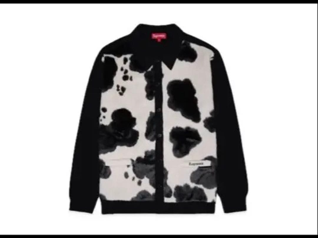 トップス supreme 21aw cow print cardigan black