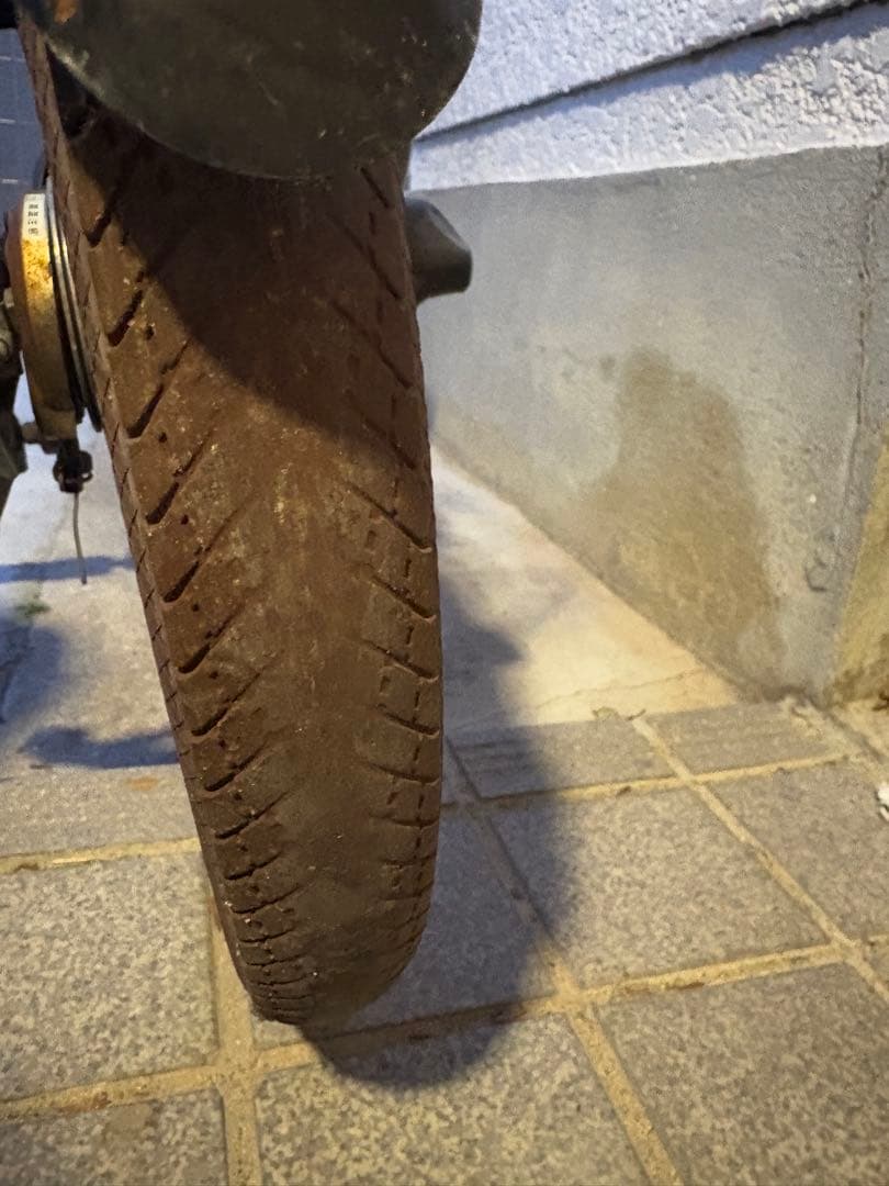 大阪発　電動アシスト自転車 ダークブラウン 前カゴ付き　パナソニック　グリッター