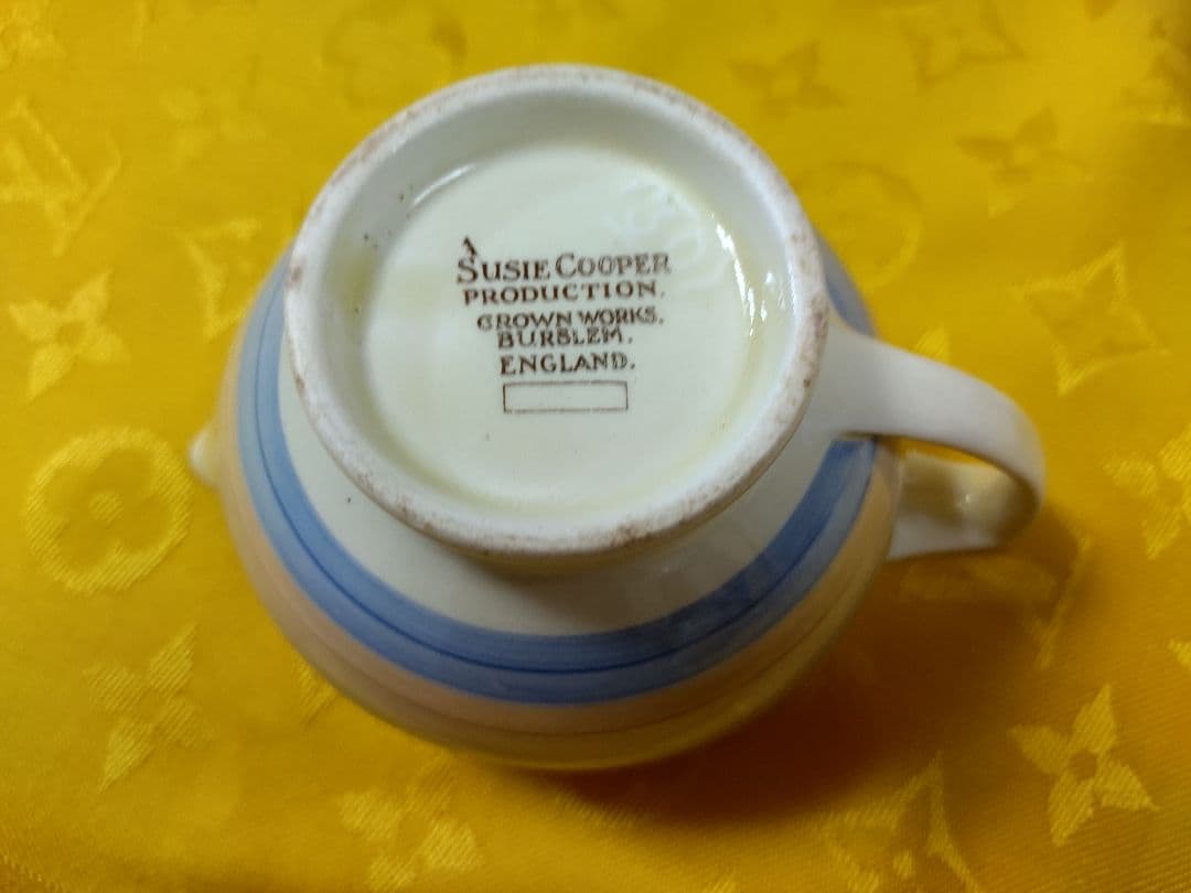 スージークーパー クリーマーとシュガーポット ウェディングリング ２点セット