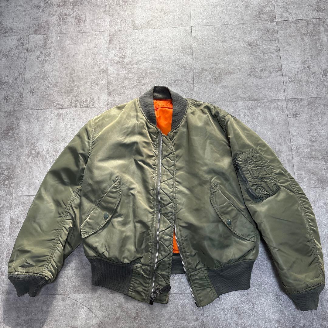 90s alpha reversible ma-1 flight USA製