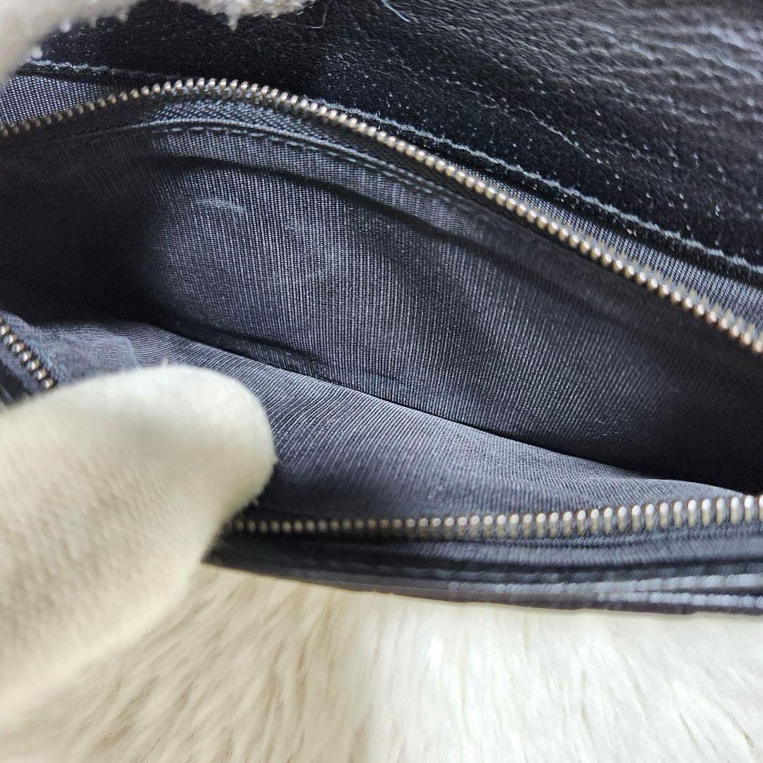 ✨極美品✨グッチ　長財布　二つ折り　小銭入れ　マーモント　ブラック　レザー　黒