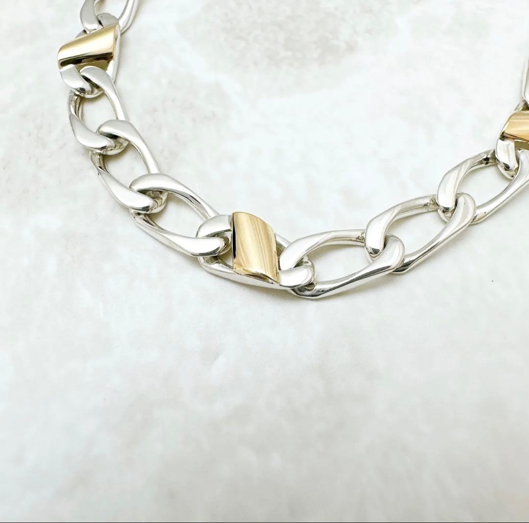 Tiffany＆Co. コンビ シルバー ゴールド ブレスレット 約19cm