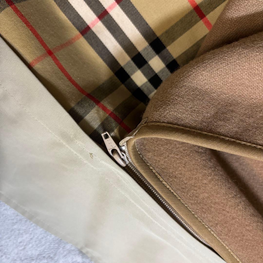 H244 美品✨ バーバリーズ　トレンチコート　ノバチェック　ベルト　ライナー付