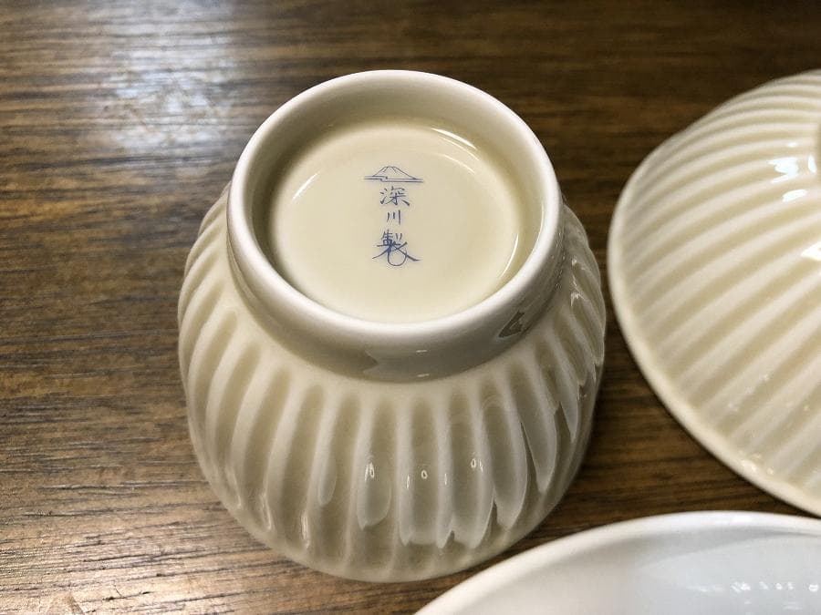 深川製磁 節句祝い かぶと絵 男の子 プチセット ４点セット