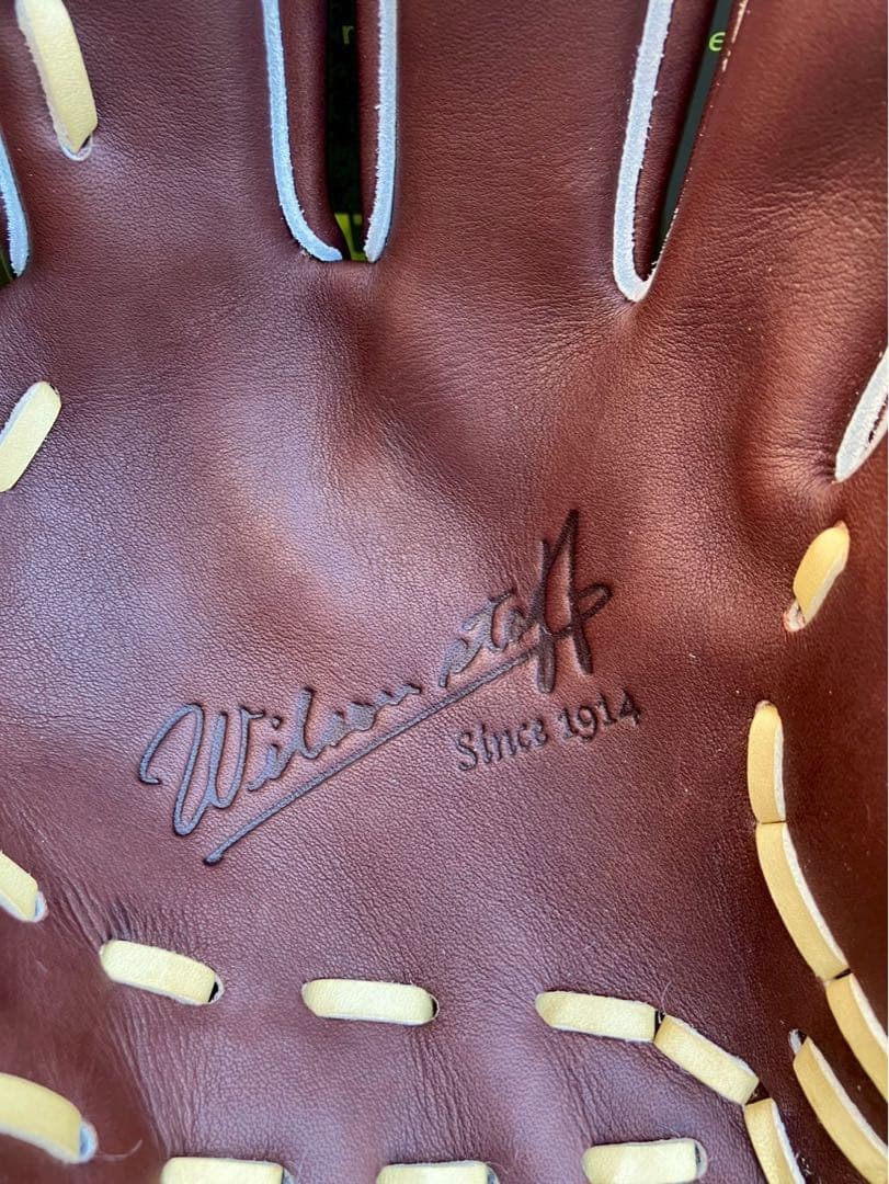 新品　型付け済　ウィルソンスタッフ　内野　日本製　硬式　Wilson