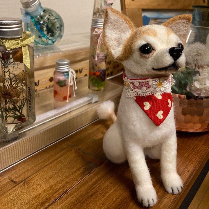 羊毛フェルト　チワワ