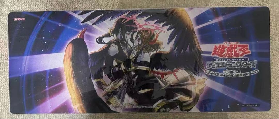 希少　香港大会限定　失楽の堕天使　ハーフサイズ　プレイマット　公式　新品未開封