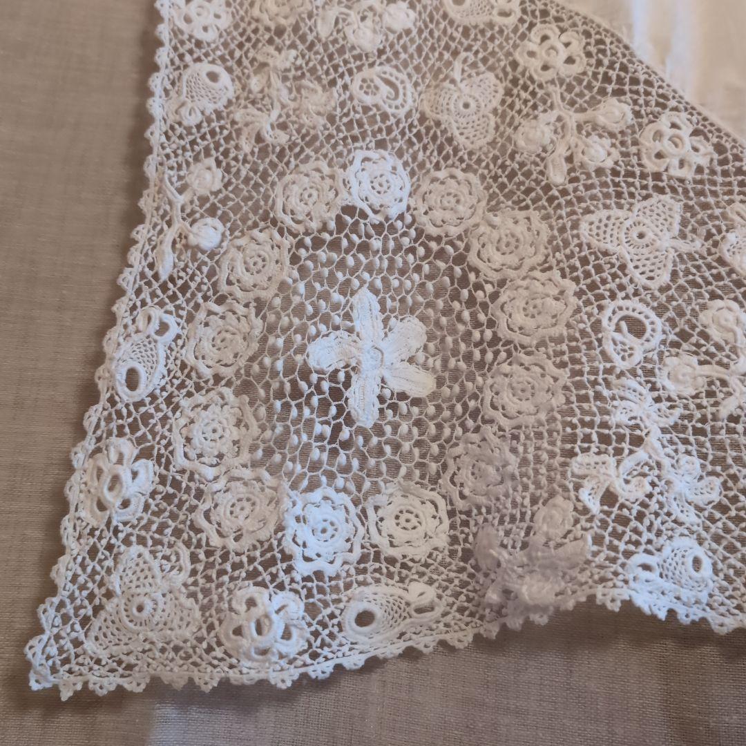 アンティークレース生地 テーブルクロス