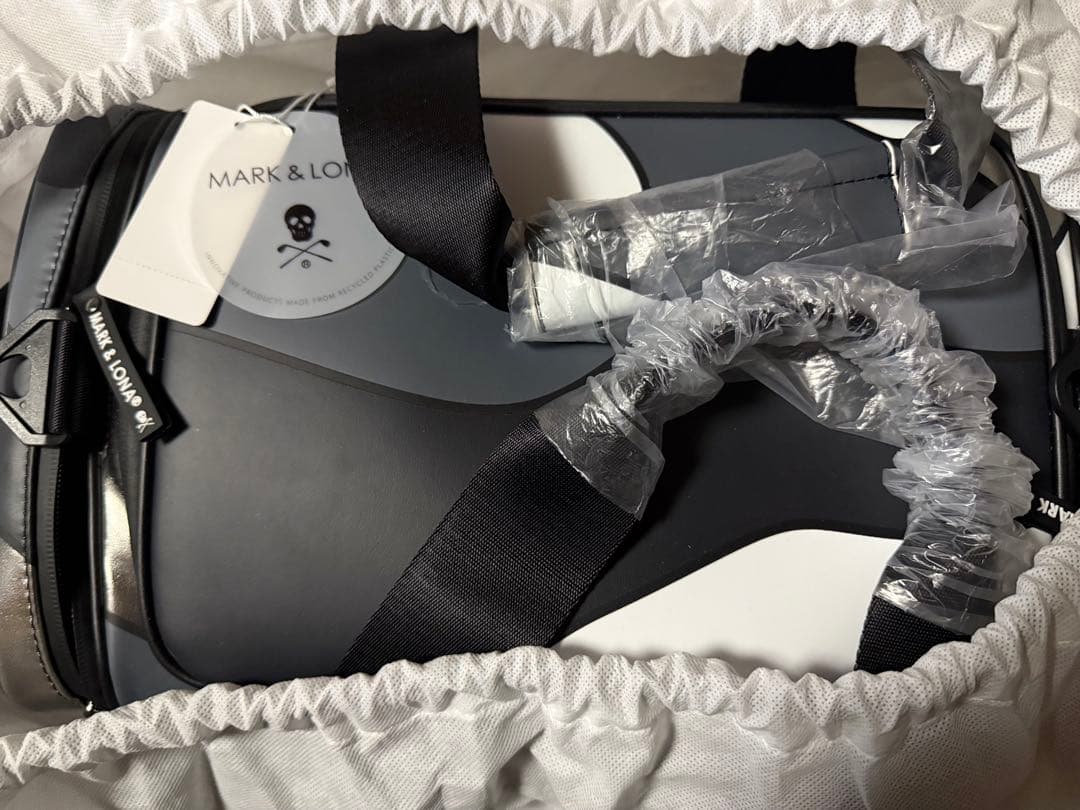 新品未使用　マークアンドロナ ボストンMILO Boston bag BLACK