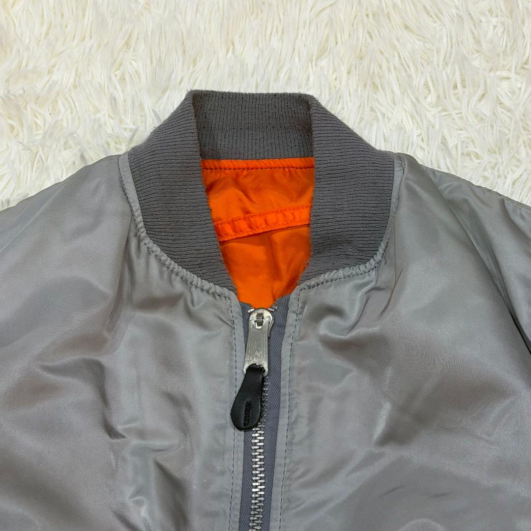 747　アルファインダストリーズ　USA製 MA-1フライトジャケット　M