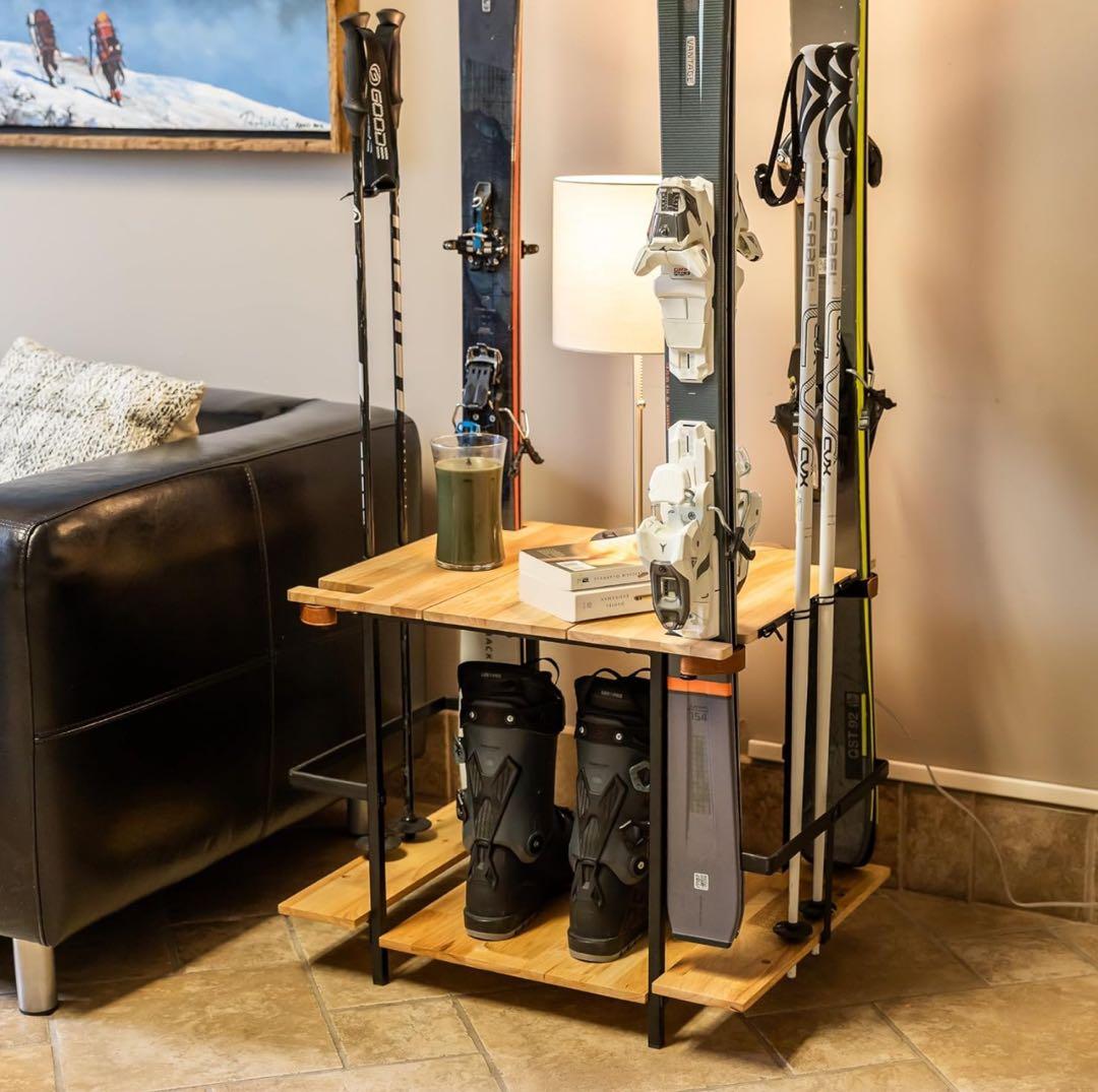 ティール トライアングルスキー収納ラック　超メルカリ市価格