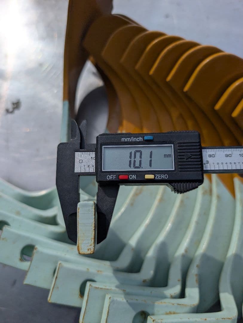 耕運機　ロータリー刃　耕運爪12本セット　画像現状