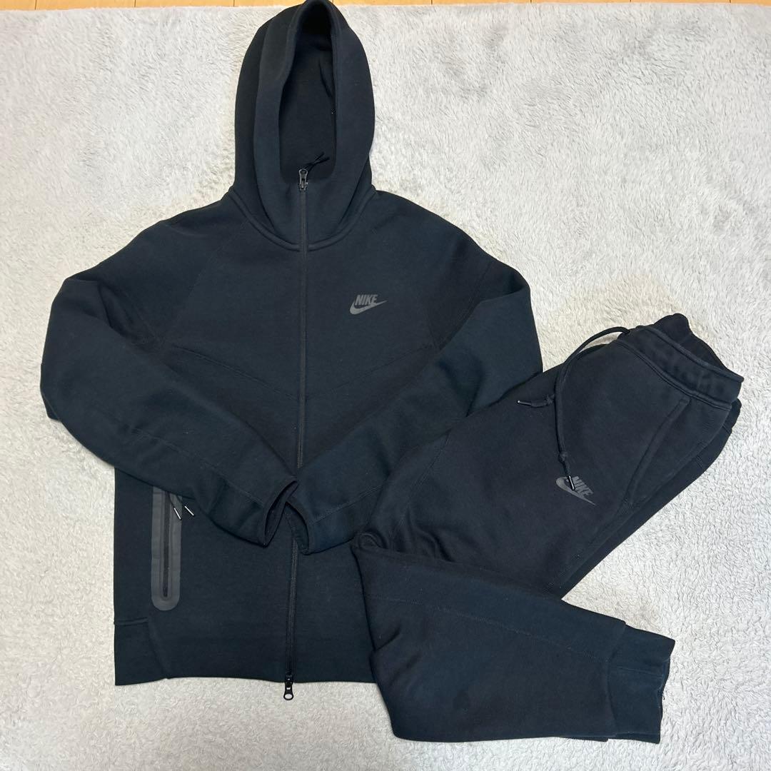 希少NIKE メンズ テックフリース セットアップ 廃盤 サイズS赤タグ 美品S