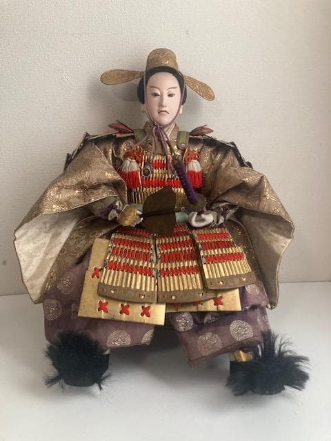 アンティーク　明治　大木平蔵　五月人形　武者人形　大将人形