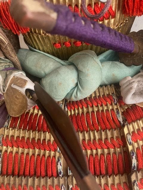 アンティーク　明治　大木平蔵　五月人形　武者人形　大将人形