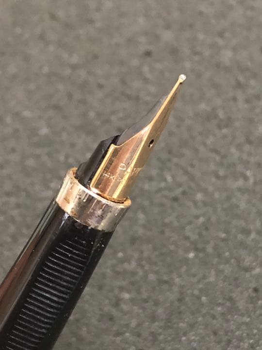 parker USA 純銀万年筆 ペン先14金 受験就職御守り