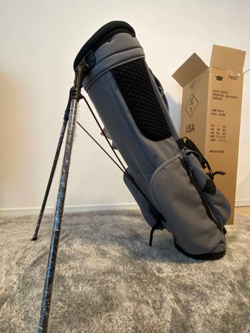 JONES GOLF ROVER スタンドバッグ グレー ローバー 純正ポーチ
