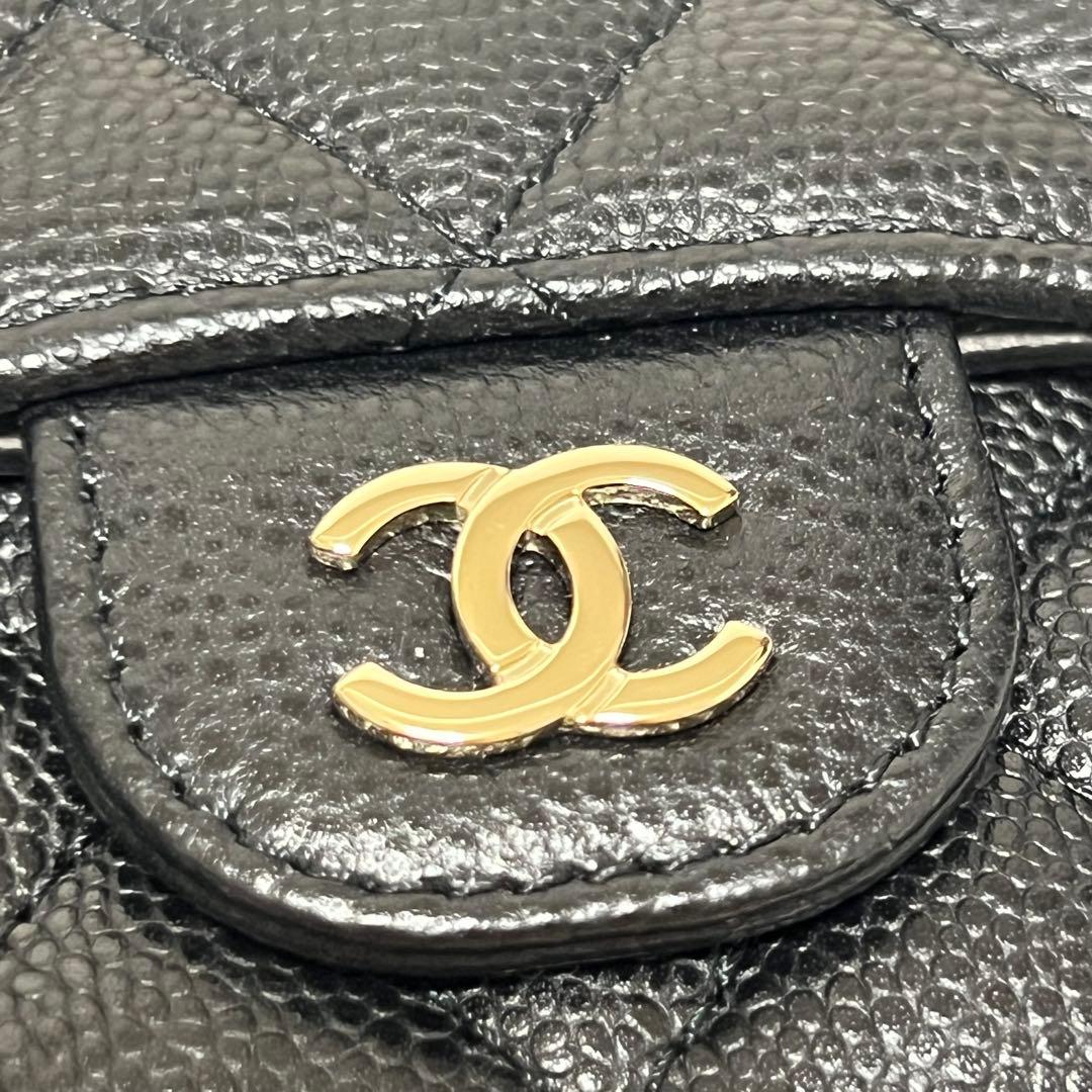 『美品』シャネルCHANEL財布三つ折り財布ミニウォレットマトラッセコンパクト