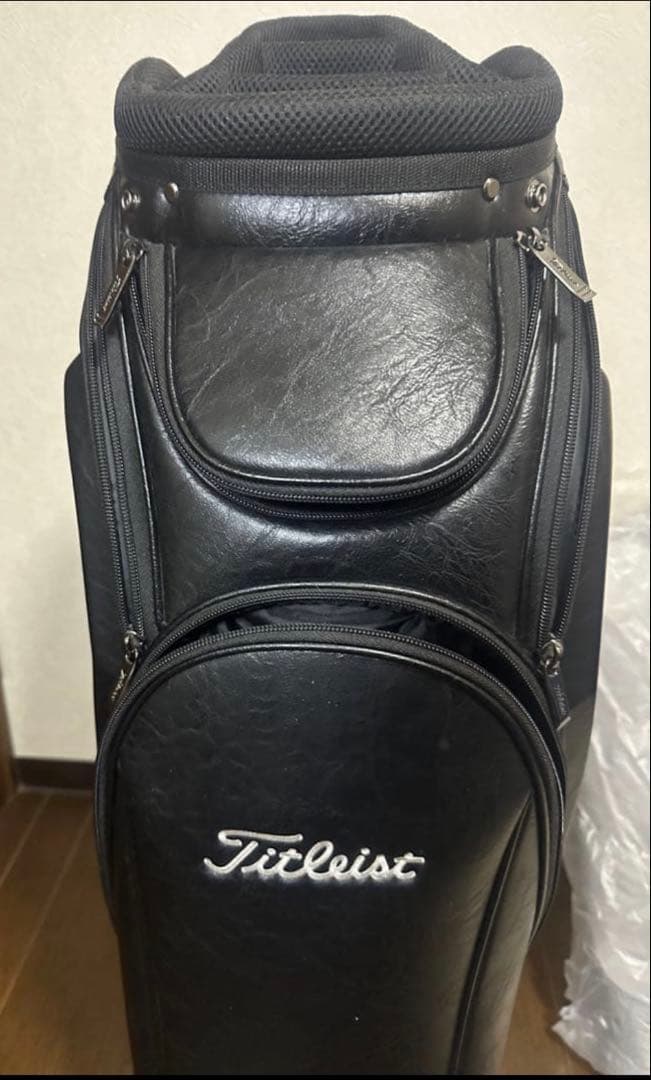 ✨️美品 Titleist ブラック キャディバッグ 9.5型 3点式ショルダー