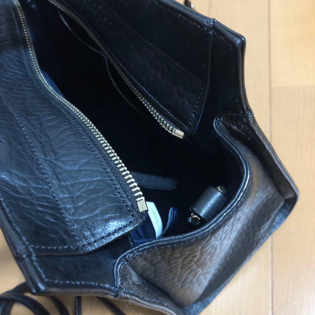 【 コールハーン 】ハンドバッグ ショルダーバッグ レザー 本革 型押し 黒