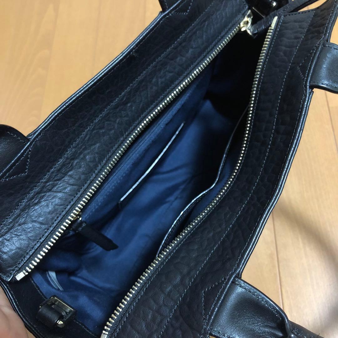 【 コールハーン 】ハンドバッグ ショルダーバッグ レザー 本革 型押し 黒